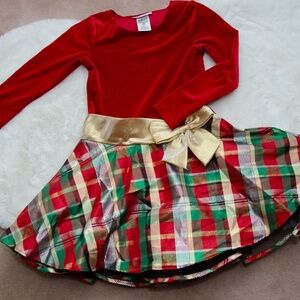 Bonnie Jean Velvet and Plaid Dress-Girls-Size S (7)